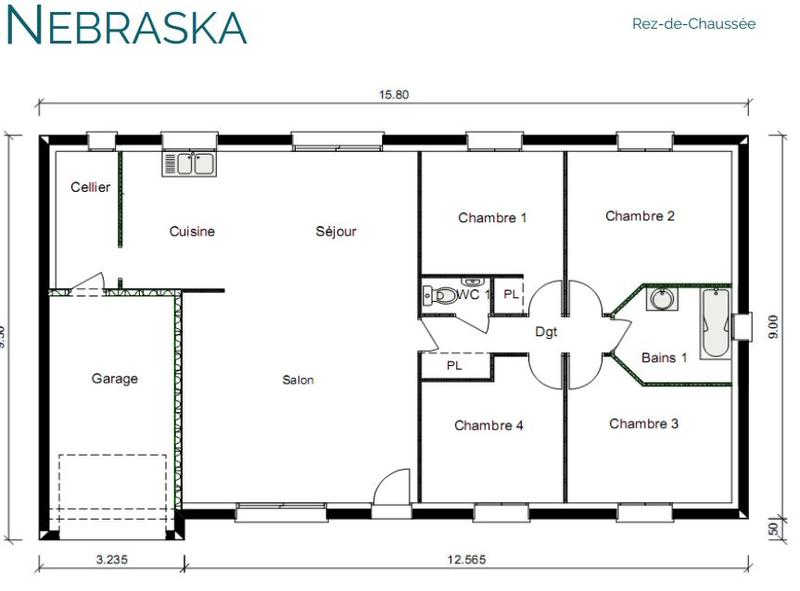 Maison - 107 m² - 6 pièces