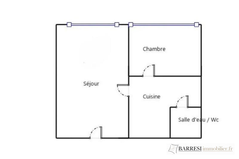 Appartement - 40 m² - 2 pièces