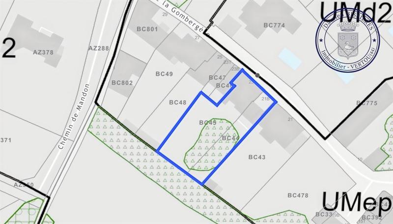 Terrain constructible - 786 m²