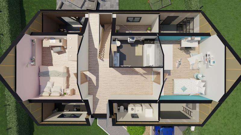 Maison - 104 m² - 6 pièces