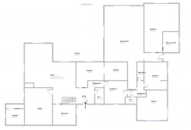 Maison - 230 m² - 8 pièces