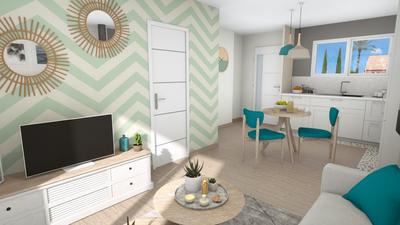 Maison - 51 m² - 2 pièces