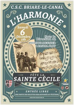 Concert de la Sainte Cécile avec l'Harmonie de Briare