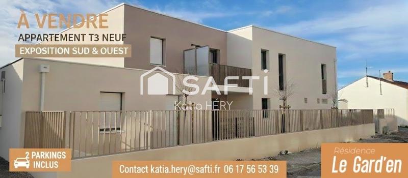 Appartement - 61 m² - 3 pièces