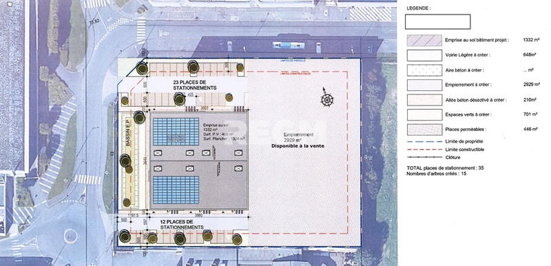 Local commercial - 978 m²