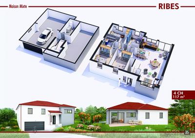 Maison - 117 m² - 6 pièces