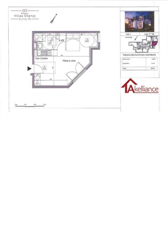 Appartement - 29 m² - 1 pièce