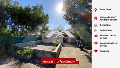 Maison - 52 m² - 4 pièces