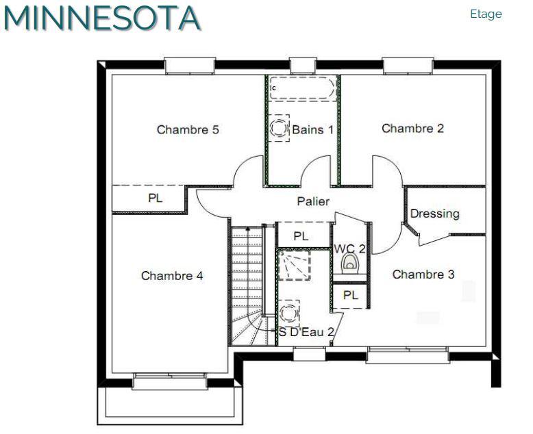 Maison - 125 m² - 7 pièces