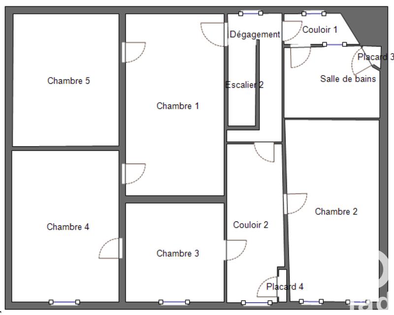 Maison de ville - 158 m² - 5 pièces
