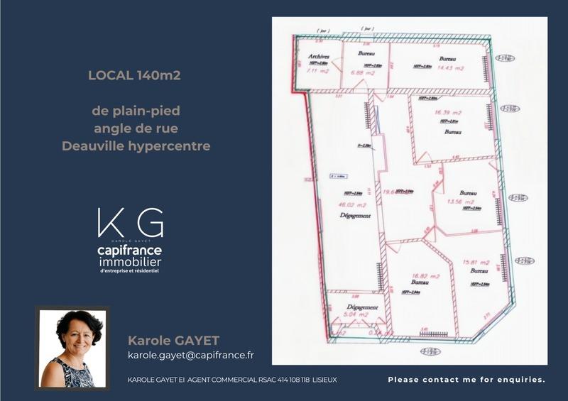 Local commercial - 140 m² - 9 pièces