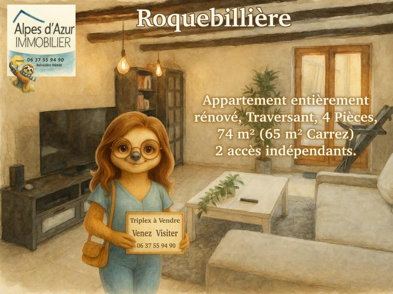 Appartement - 74 m² - 4 pièces