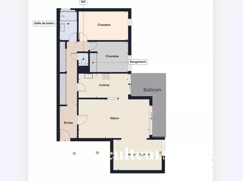 Appartement - 79 m² - 4 pièces