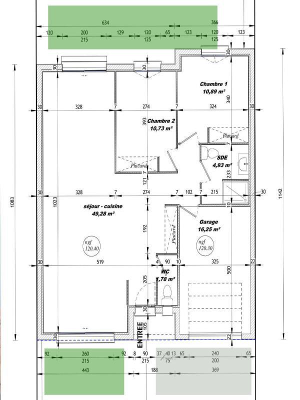 Maison - 80 m² - 3 pièces