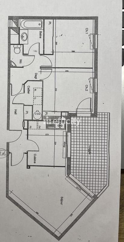 Appartement - 72 m² - 3 pièces