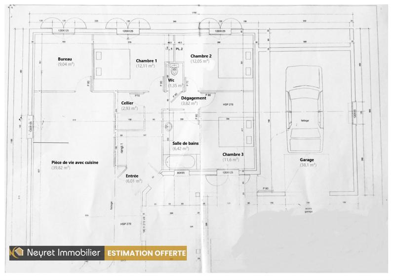 Maison - 105 m² - 5 pièces