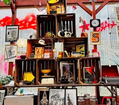 Marché de noël vintage