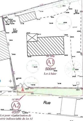 Terrain constructible - 540 m²