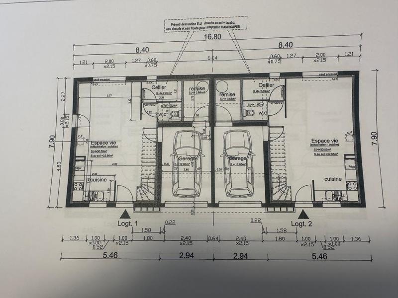 Maison - 80 m² - 4 pièces