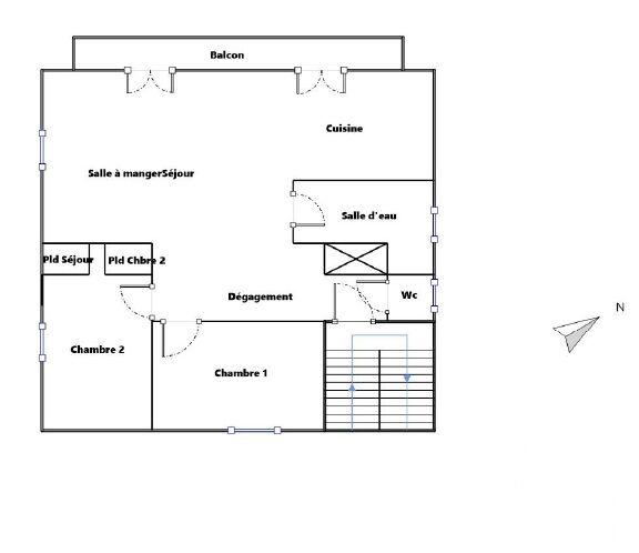 Appartement - 64 m² - 3 pièces