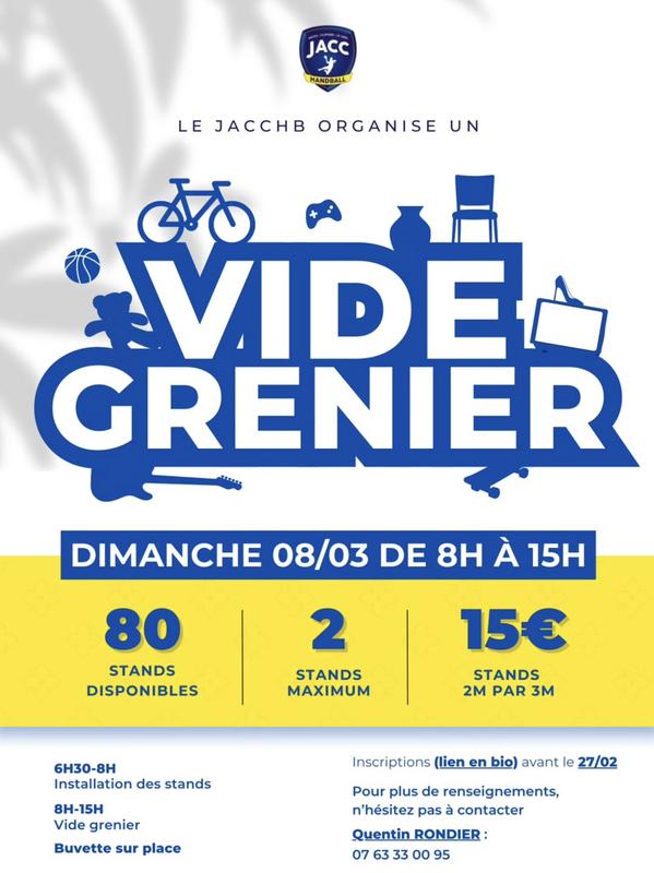 Vide grenier du jacou handball