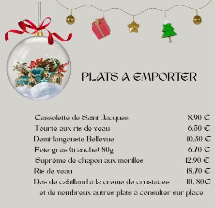 Menus de fêtes à emporter du Don Camillo