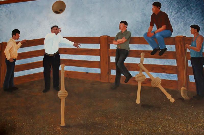 Découverte du jeu de quilles de 9