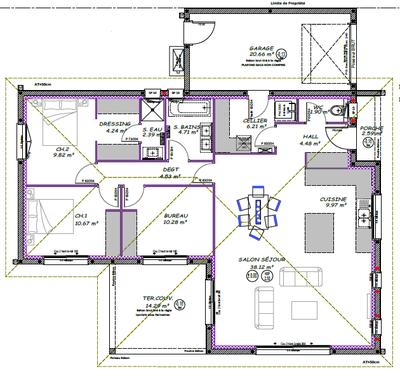 Maison - 107 m² - 5 pièces