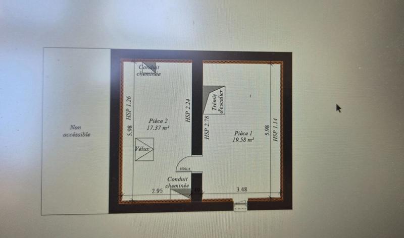 Appartement - 53 m² - 5 pièces