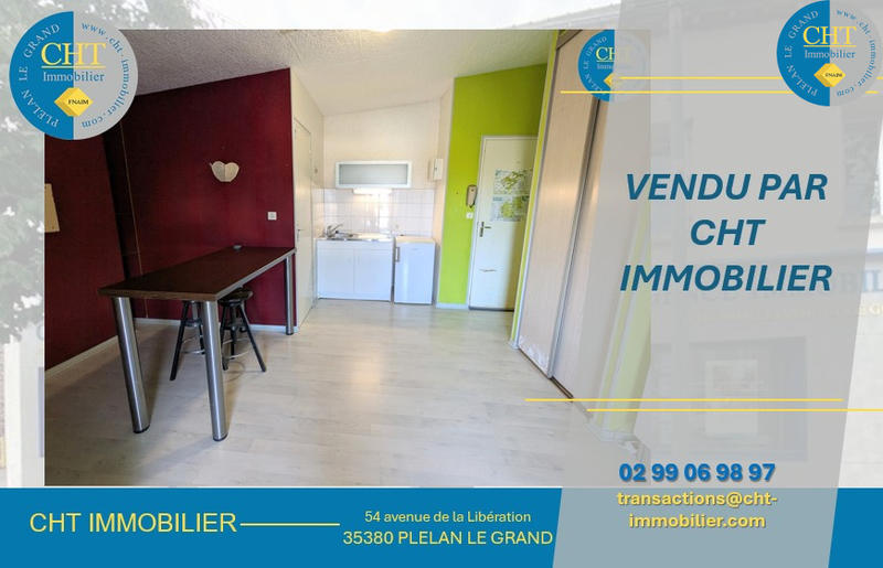 Appartement - 17 m² - 1 pièce