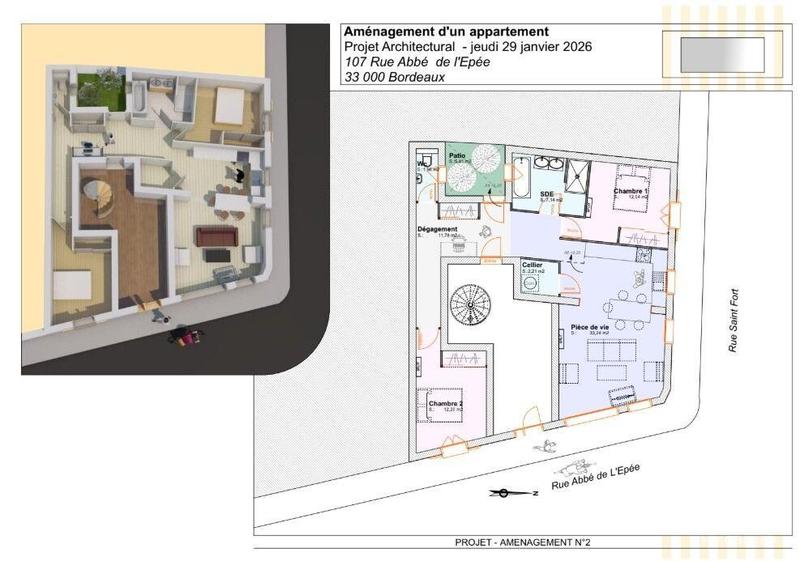 Appartement - 77 m² - 4 pièces