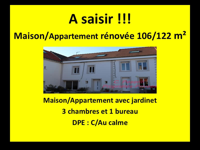 Appartement - 106 m² - 6 pièces