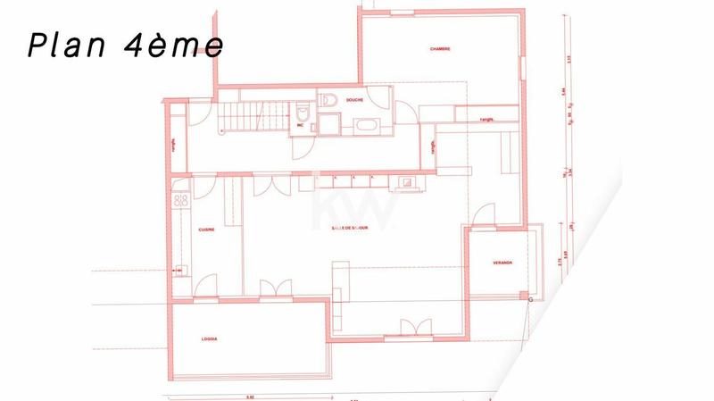 Appartement - 164 m² - 6 pièces