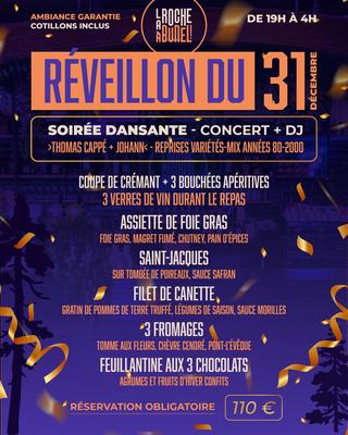 Réveillon du 31 décembre à la Roche à Bunel