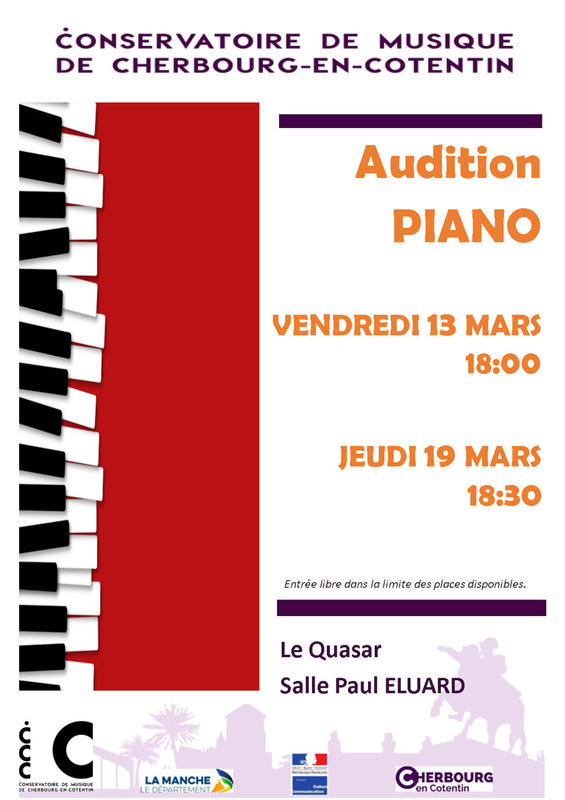 Audition de piano