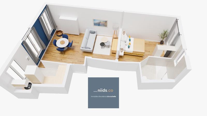 Appartement - 38 m² - 2 pièces