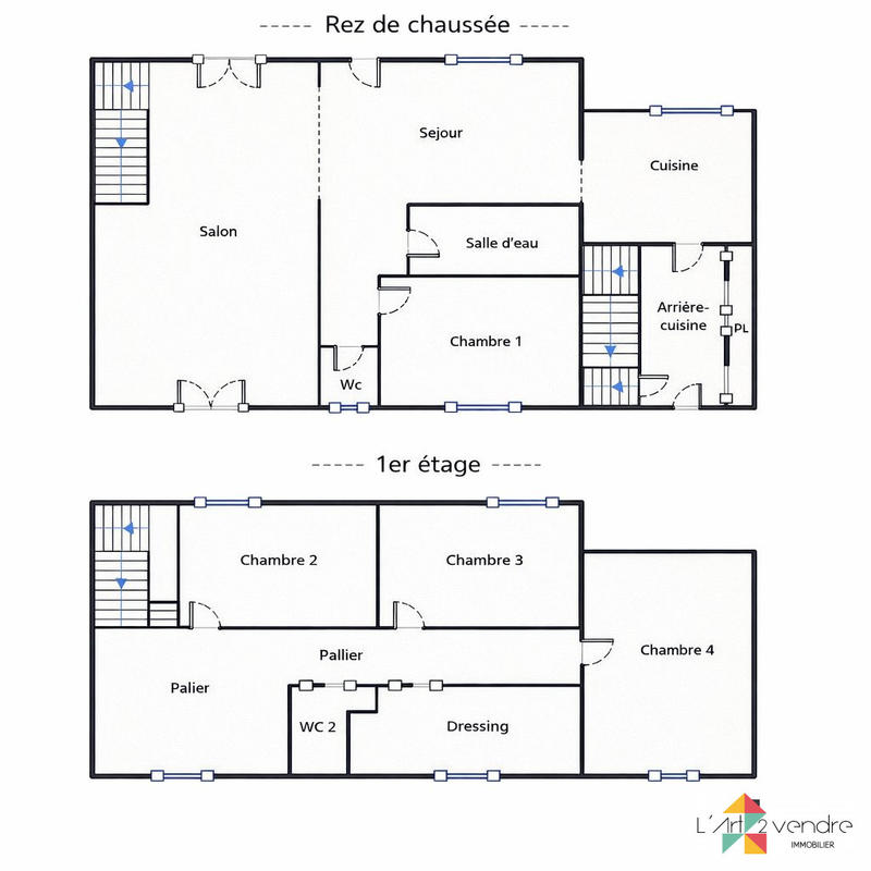 Maison - 140 m² - 7 pièces