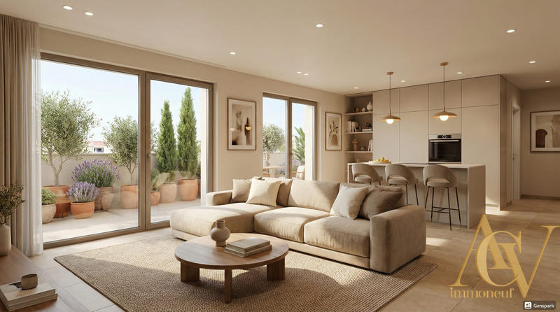 Appartement - 76 m² - 3 pièces