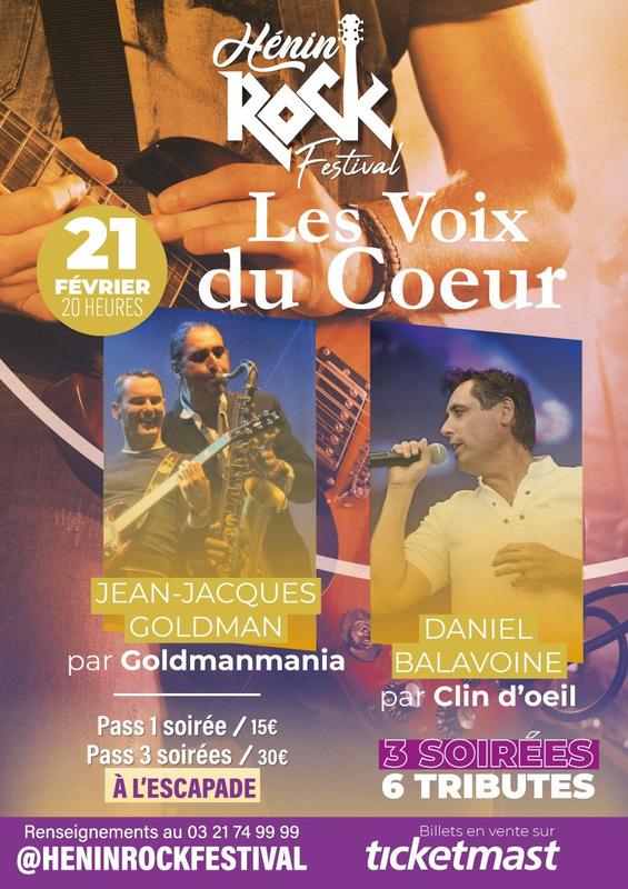 Hénin Rock Festival - Tribute à Goldman et à Balavoine