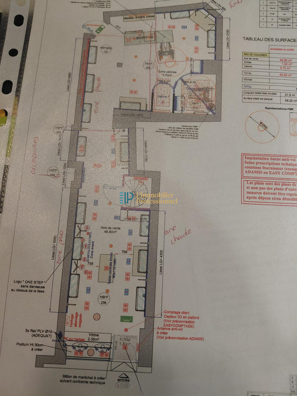 Local commercial - 94 m² - 2 pièces