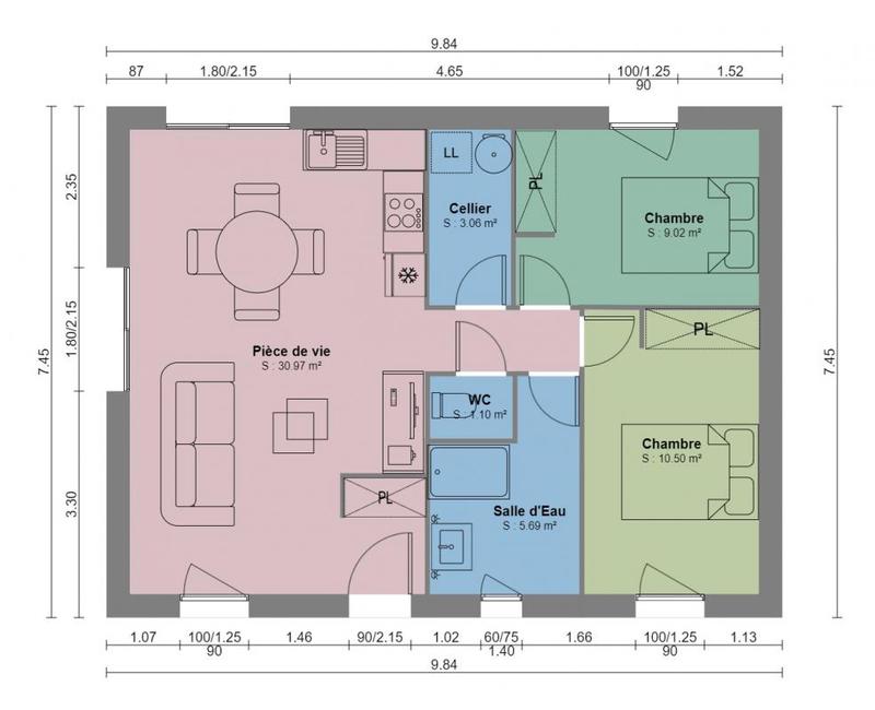 Terrain constructible - 400 m²