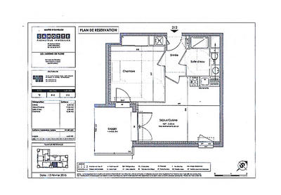 Appartement - 38 m² - 2 pièces