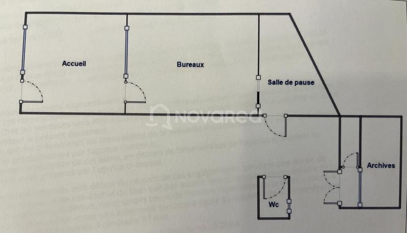 Local commercial - 61 m² - 3 pièces
