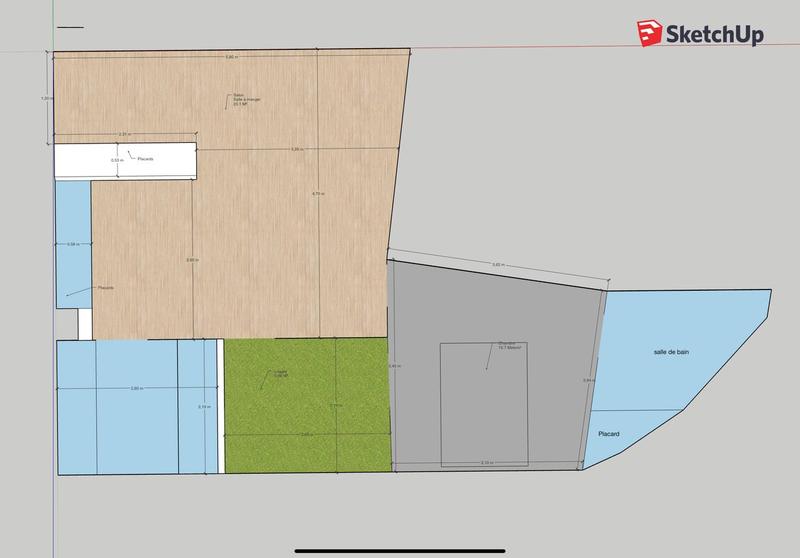 Appartement - 47 m² - 2 pièces