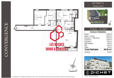 Appartement - 87 m² - 4 pièces