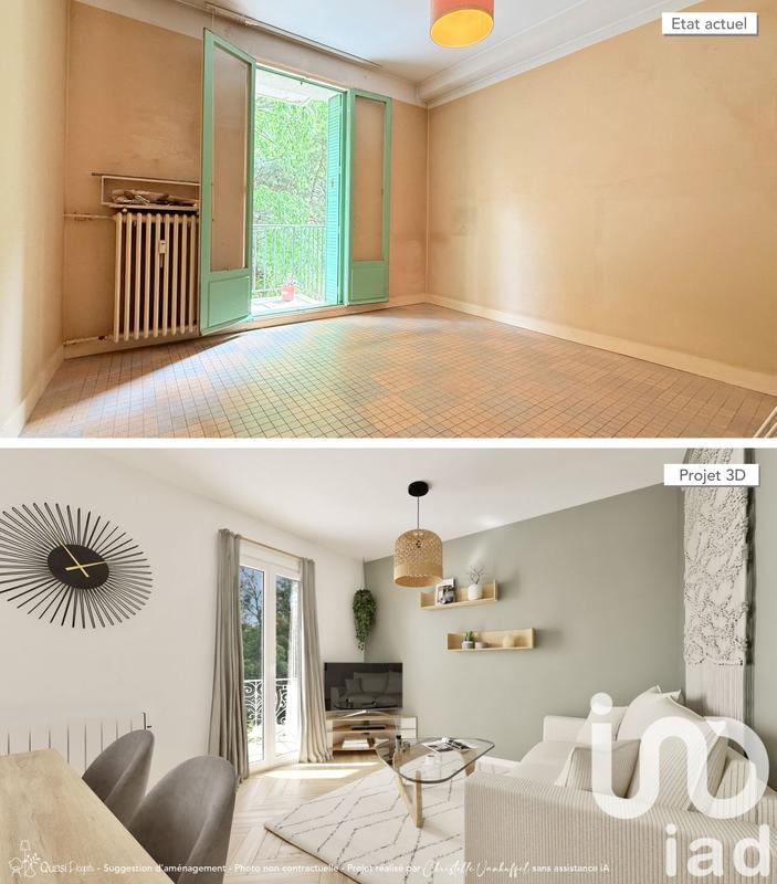 Appartement - 65 m² - 3 pièces