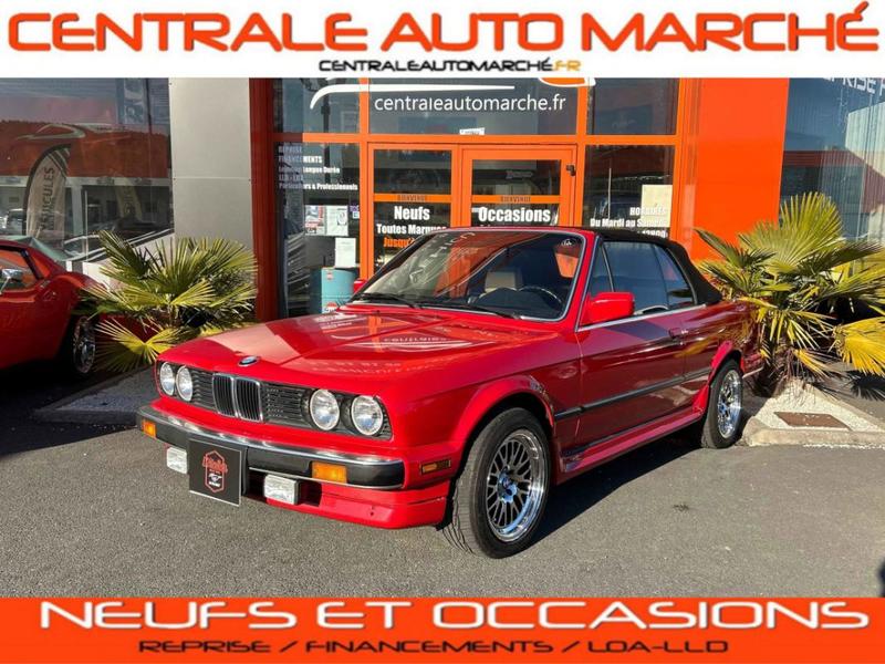 Bmw Série 3 325 Ia E30 Cabriolet rouge Bva 1990