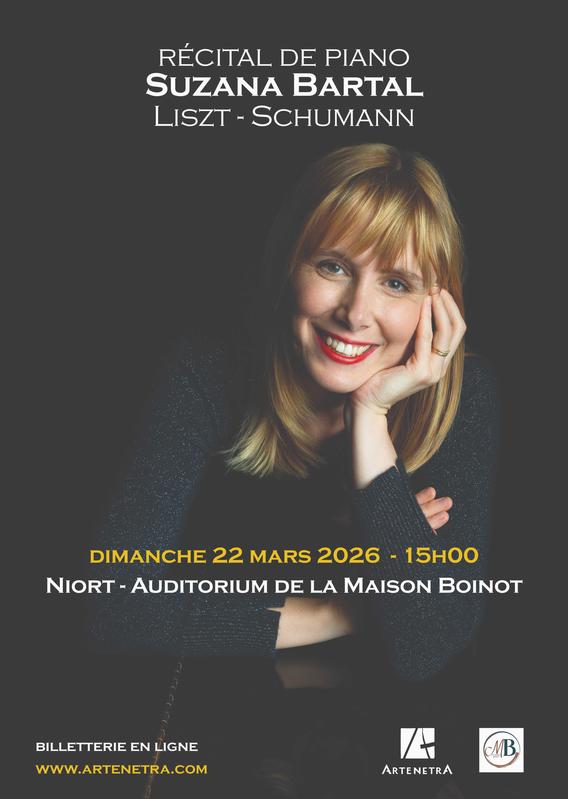 Récital de piano : Suzana Bartal à la Maison Boinot à Niort