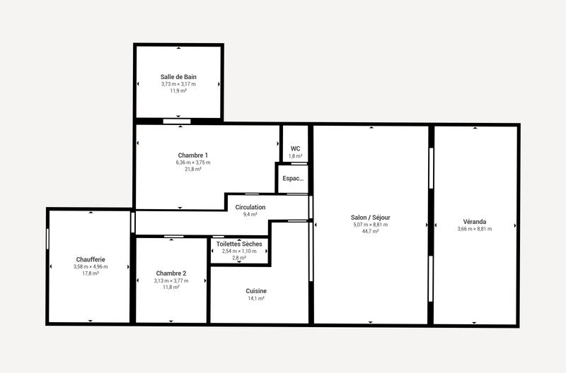 Viager - Maison - 202 m² - 7 pièces