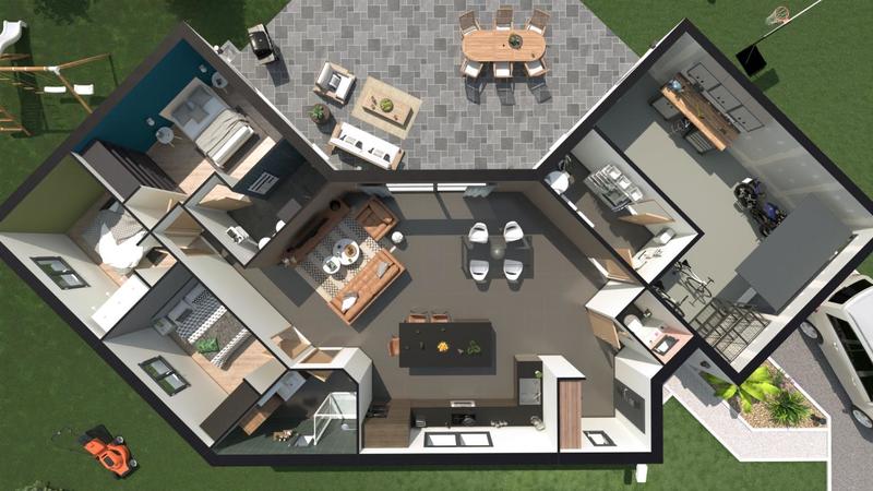 Terrain constructible - 1 000 m²